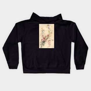 Vintage Fairy Tales, Three Spirits Filled With Joy by Warwick Goble Kids Hoodie